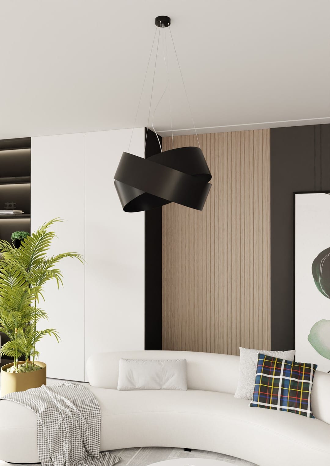 Hanglamp Vieno 8211 Zwart
