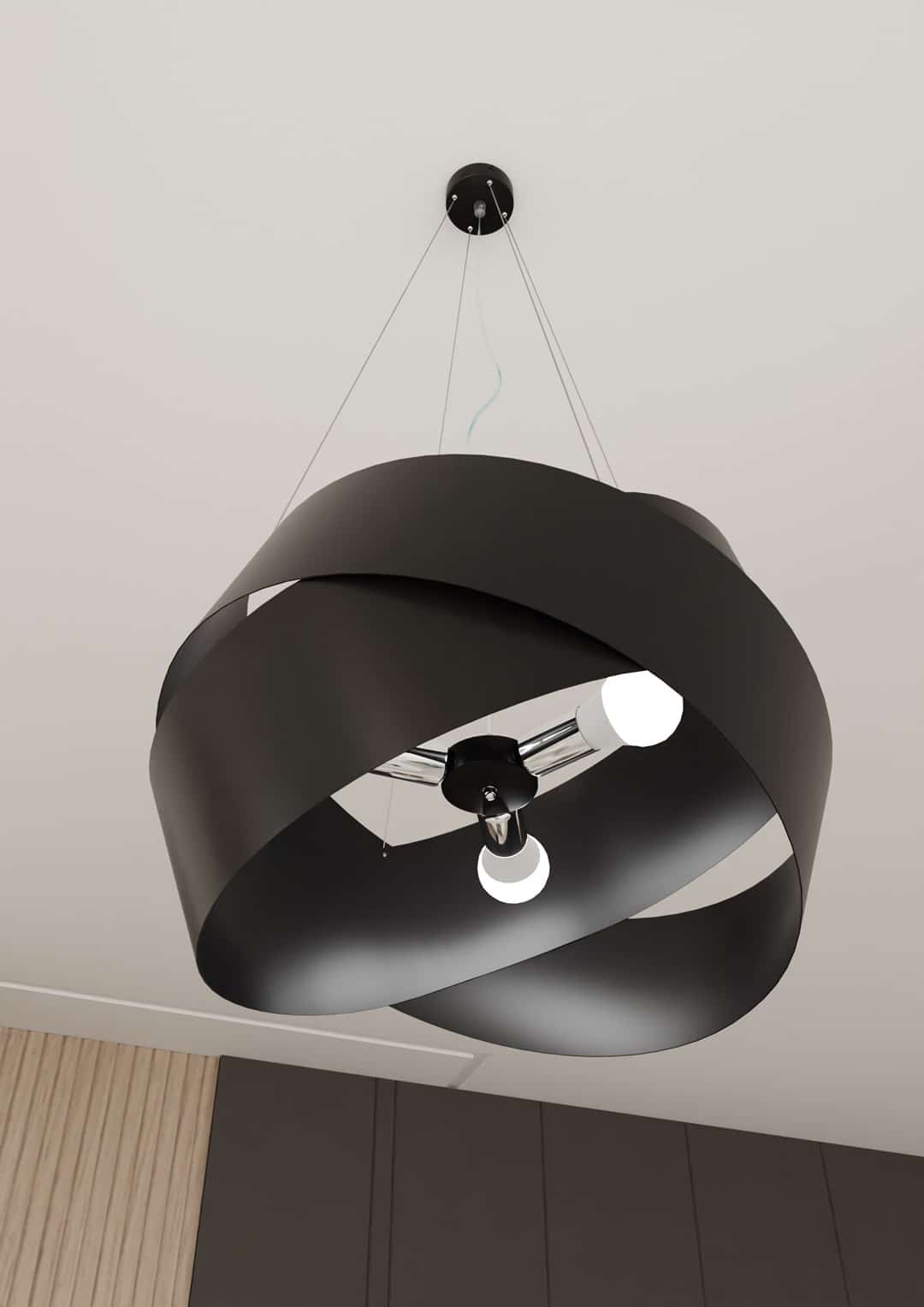 Hanglamp Vieno 8211 Zwart