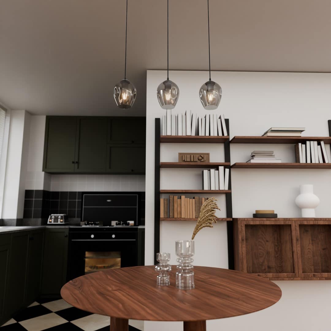 Hanglamp Istar 8211 Zwart Grafiet 8211 3 Lamps