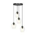 Hanglamp Istar - Zwart premium transparant - 4 lamps