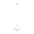 Hanglamp Tuniso - Wit / Hout