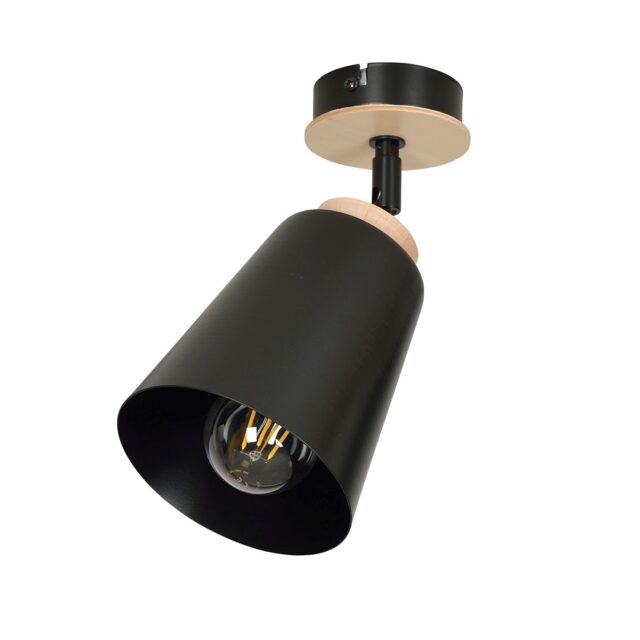 Plafondlamp Atlas 8211 Zwart 8211 Spot