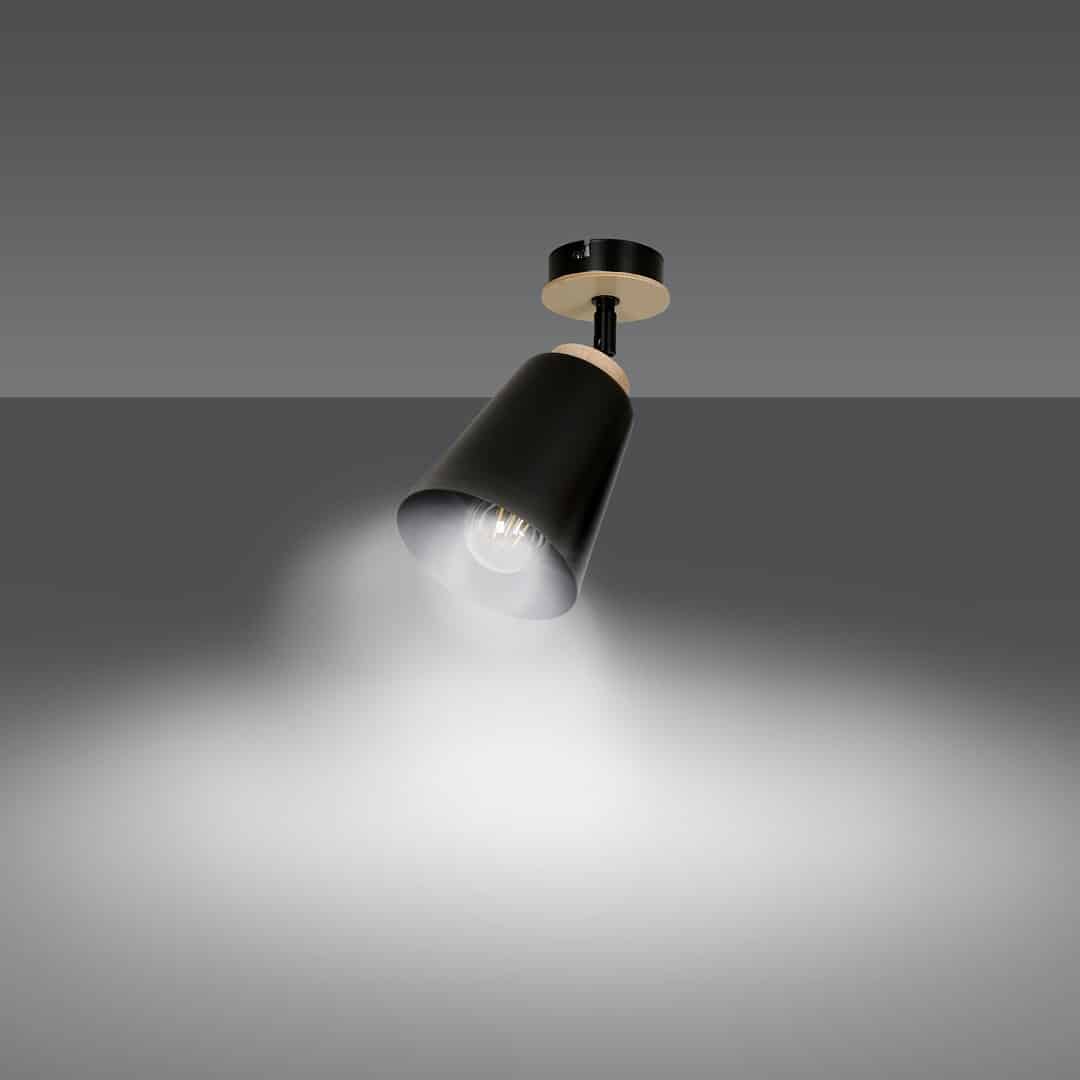 Plafondlamp Atlas 8211 Zwart 8211 Spot Plafondlamp Atlas 8211 Zwart 8211 Spot