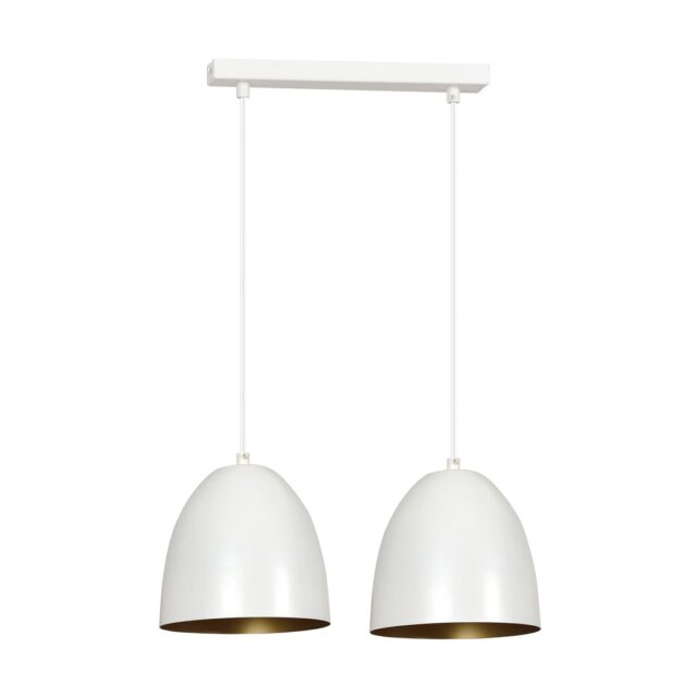 Hanglamp Lenox 8211 Wit Goudkleur