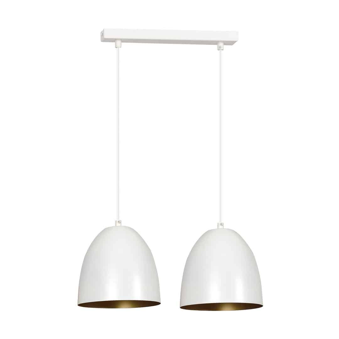 Hanglamp Lenox 8211 Wit Goudkleur