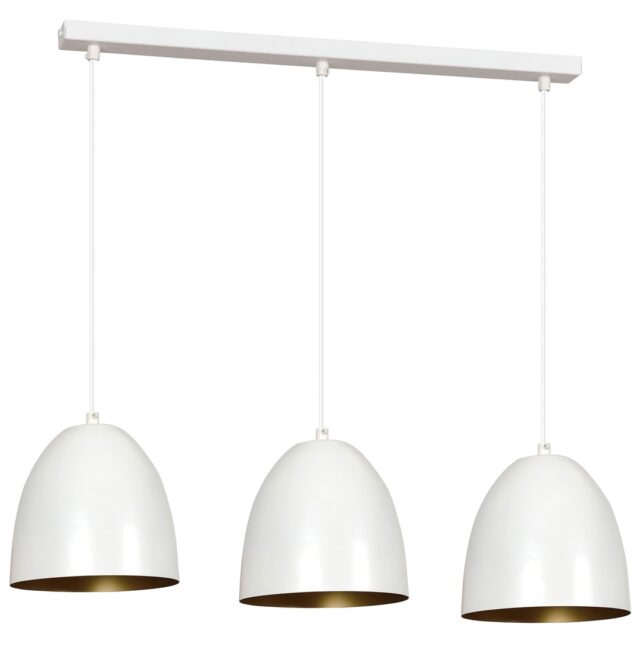 Hanglamp Lenox 8211 Wit Goudkleur