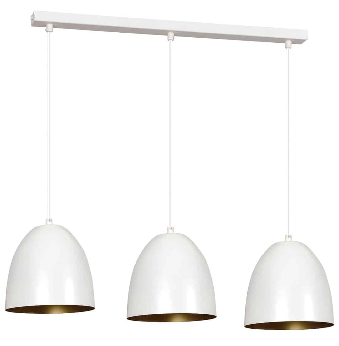Hanglamp Lenox 8211 Wit Goudkleur Hanglamp Lenox 8211 Wit Goudkleur