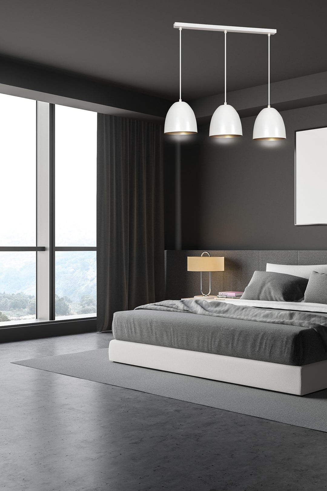 Hanglamp Lenox 8211 Wit Goudkleur Hanglamp Lenox 8211 Wit Goudkleur