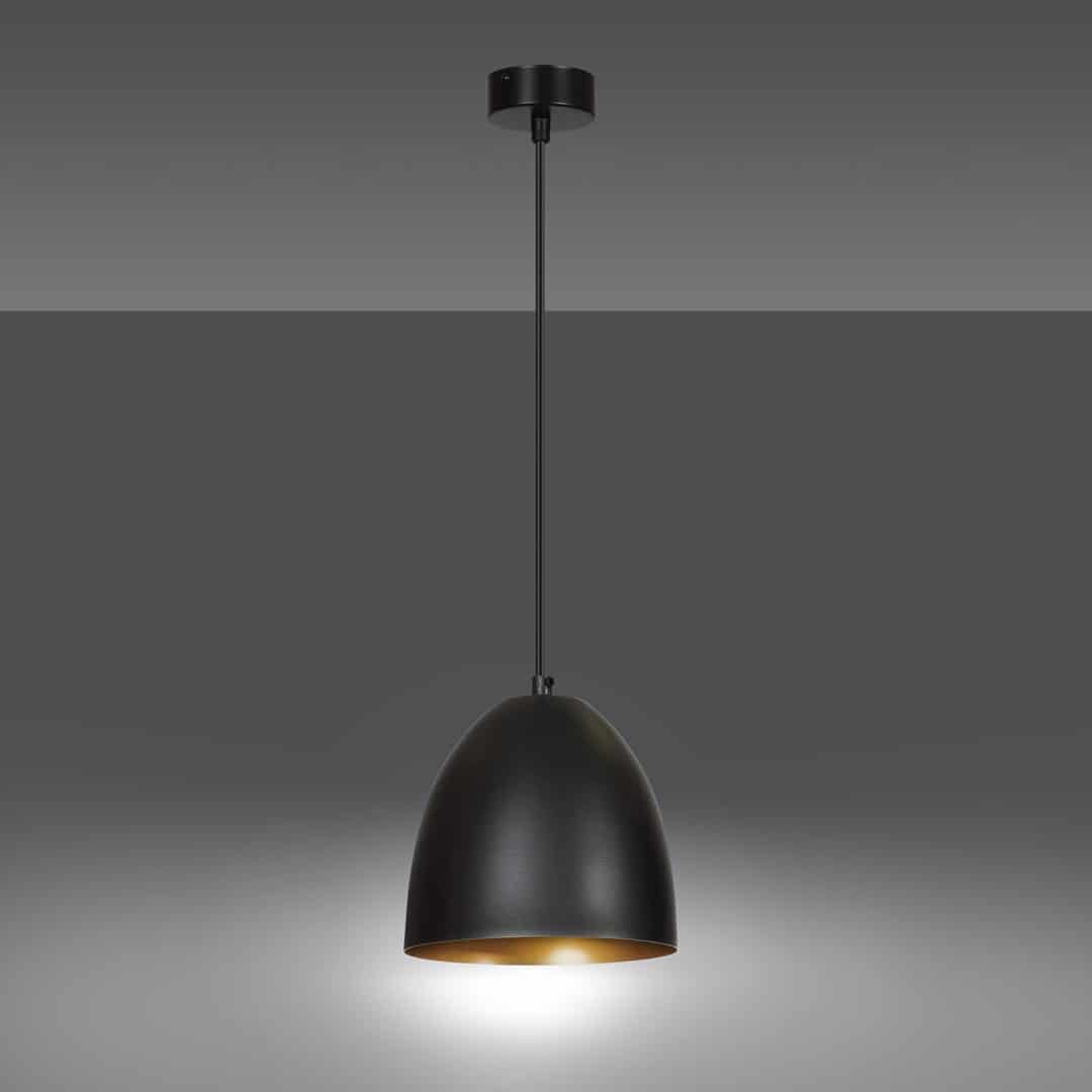 Hanglamp Lenox 8211 Zwart Goudkleur