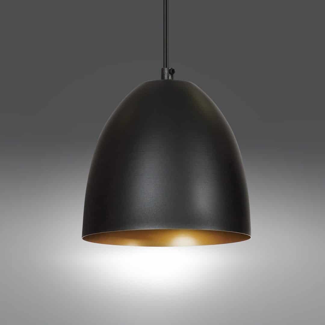 Hanglamp Lenox 8211 Zwart Goudkleur