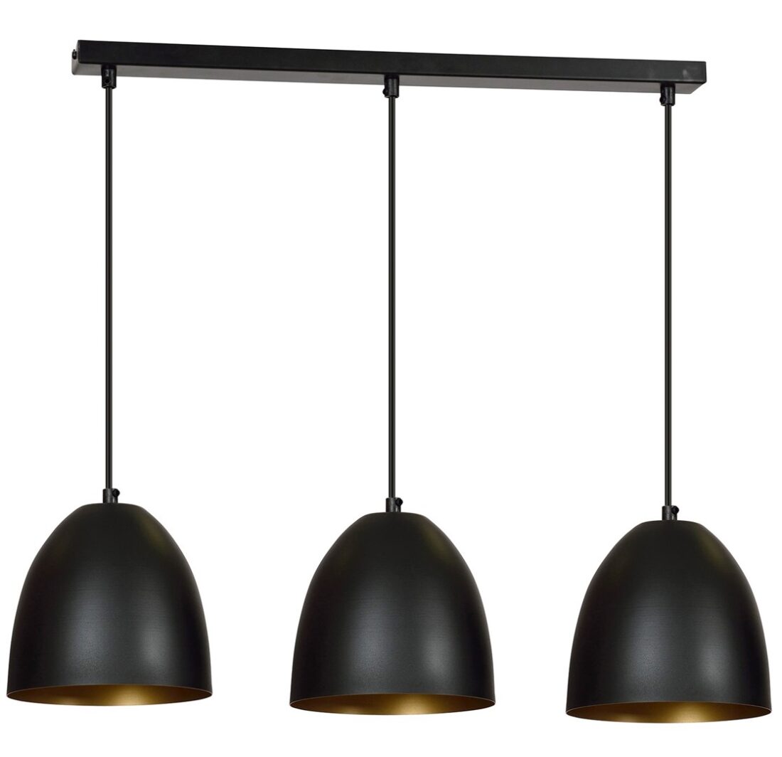 Hanglamp Lenox 8211 Zwart Goudkleur Hanglamp Lenox 8211 Zwart Goudkleur
