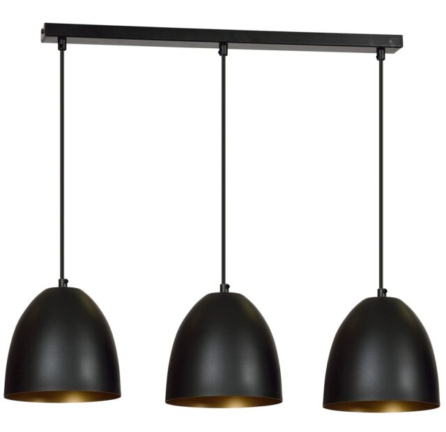 Hanglamp Lenox 8211 Zwart Goudkleur