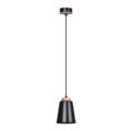 Hanglamp Bolero - Zwart / Hout