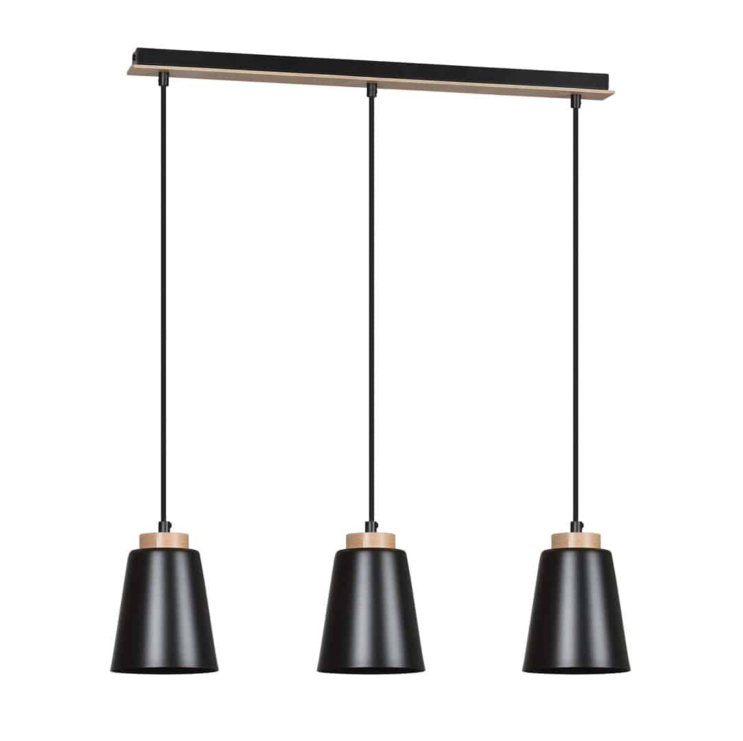 Hanglamp Bolero 8211 Zwart Hout