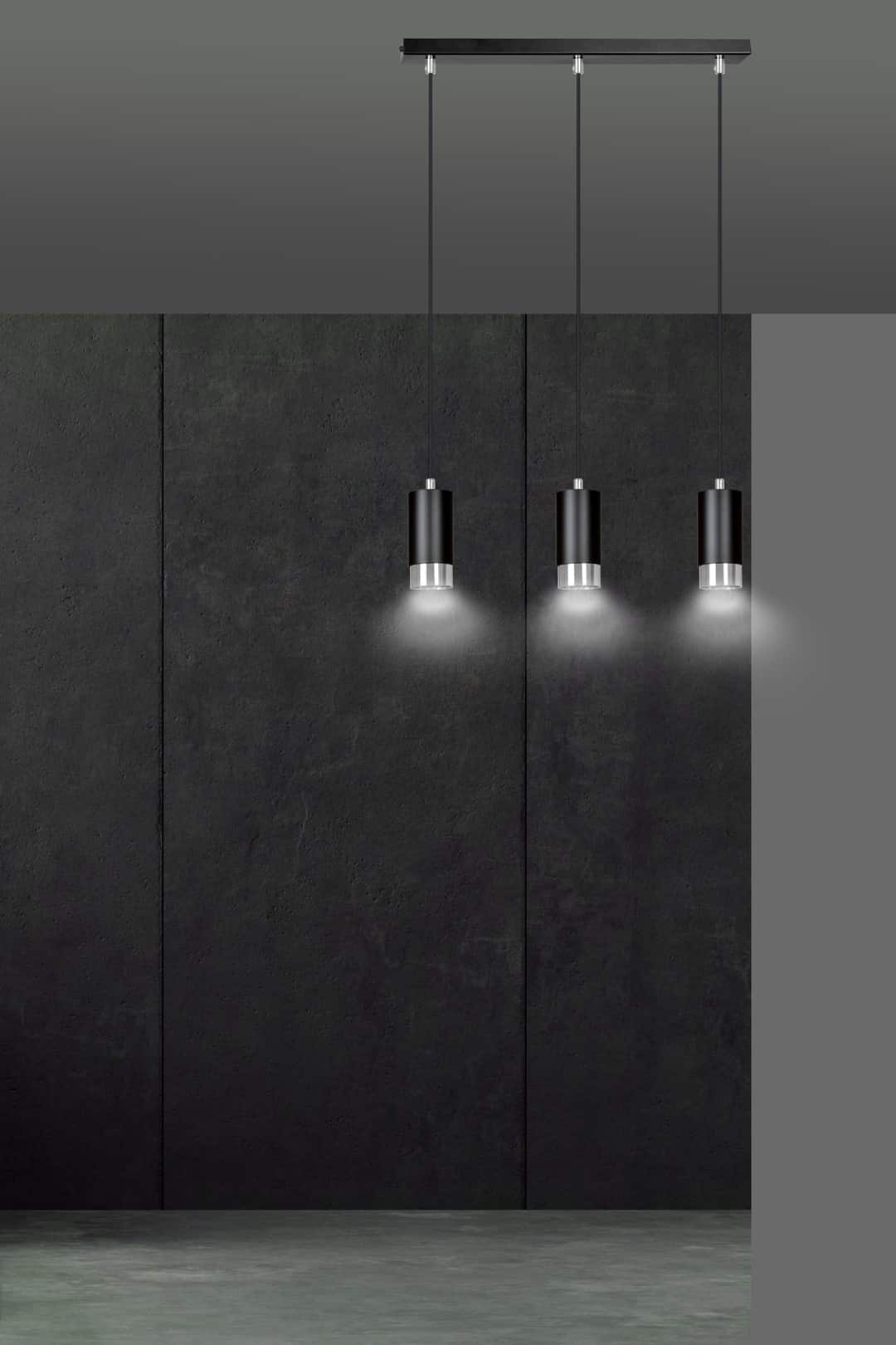 Hanglamp Fumiko 8211 Blauw Chroom