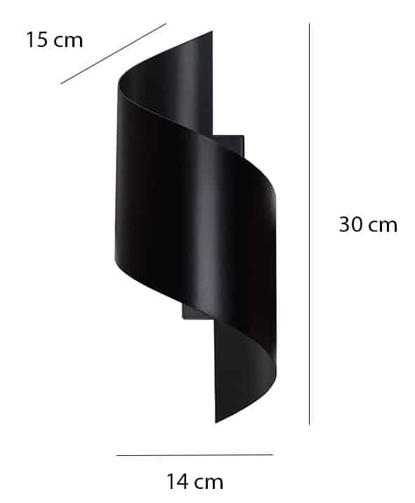 Wandlamp Spiner 8211 Zwart Metaal Wandlamp Spiner 8211 Zwart Metaal