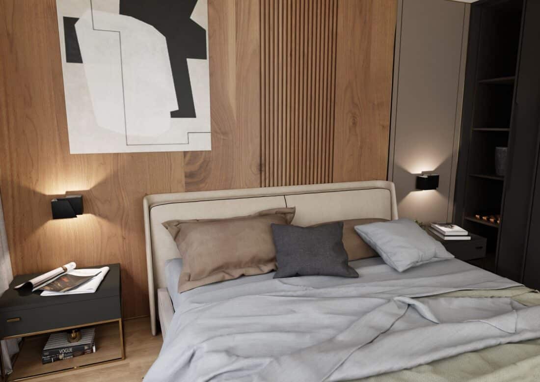 Wandlamp Frost 8211 Mat Zwart Metaal