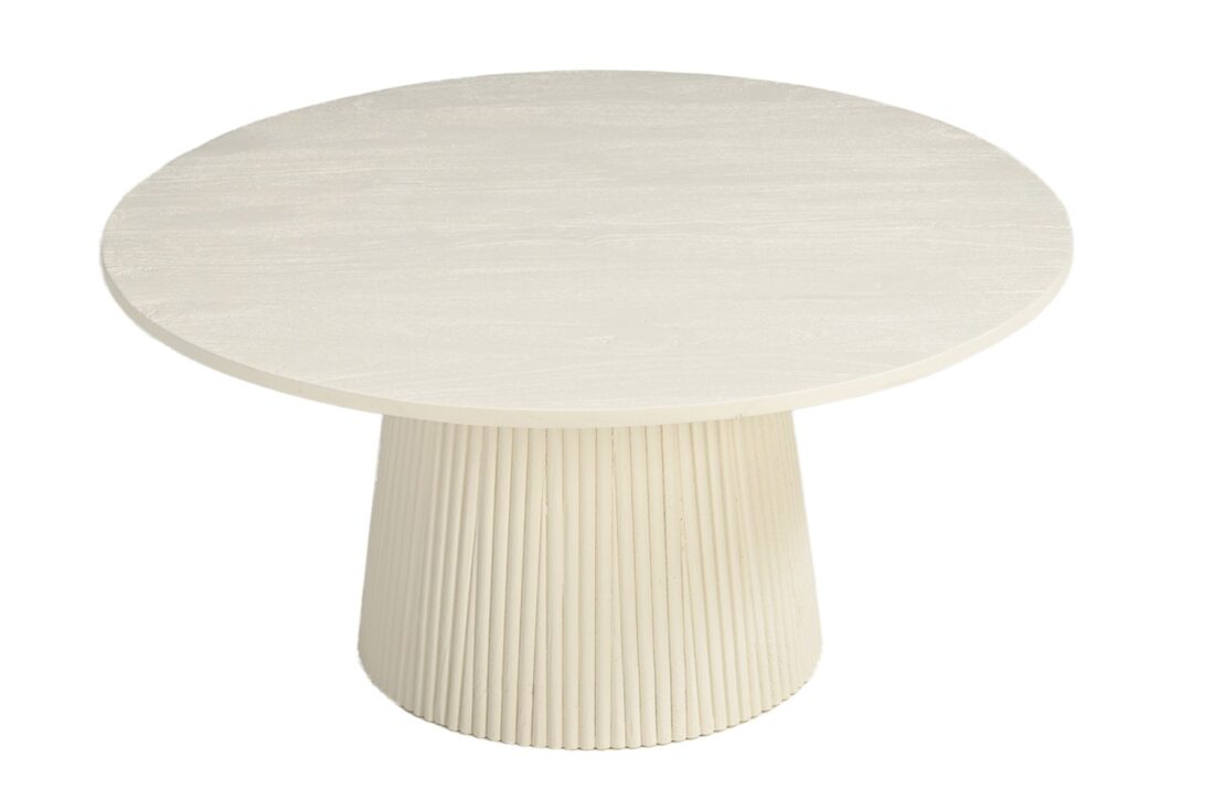 Salontafel Patrice 8211 Beige Hardhout 8211 80 Cm