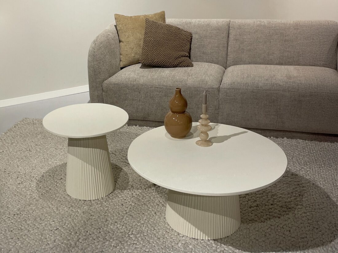 Salontafel Patrice 8211 Beige Hardhout 8211 80 Cm