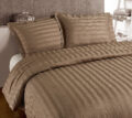 Hotelstreep taupe 200 x 200/260
