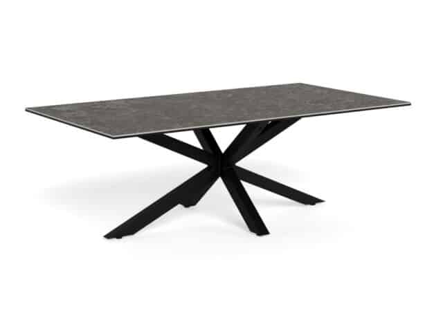 Salontafel Hemel 8211 Zwart Ruw Keramisch Blad 8211 Metaal