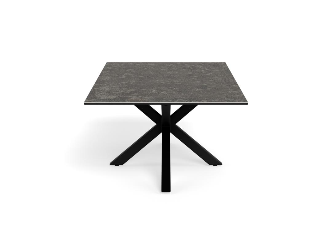 Salontafel Hemel 8211 Zwart Ruw Keramisch Blad 8211 Metaal