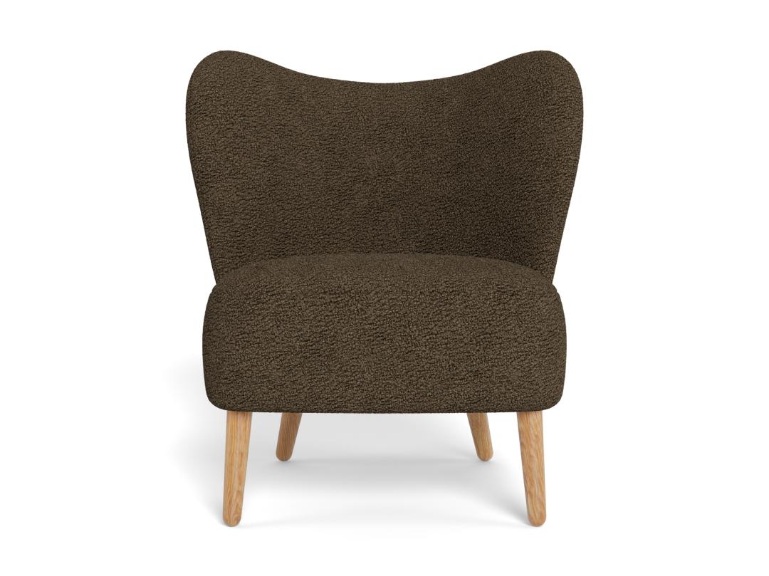 Loungestoel Elmont 8211 Stof Orson Bruin 8211 Eikenhout Loungestoel Elmont 8211 Stof Orson Bruin 8211 Eikenhout