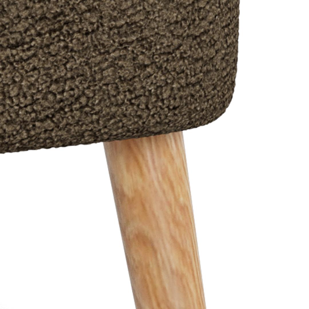 Loungestoel Elmont 8211 Stof Orson Bruin 8211 Eikenhout Loungestoel Elmont 8211 Stof Orson Bruin 8211 Eikenhout