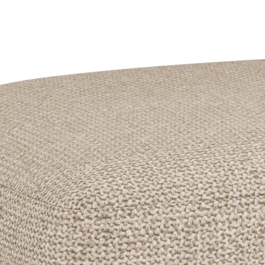 Eetkamerstoel Edina 8211 Stof Basel Lichtgrijs Bruin 8211 Zwart Metaal Minimale Bestelling 2 Stuks