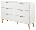 Ladekast Lowell - Wit MDF - Met 6 lades