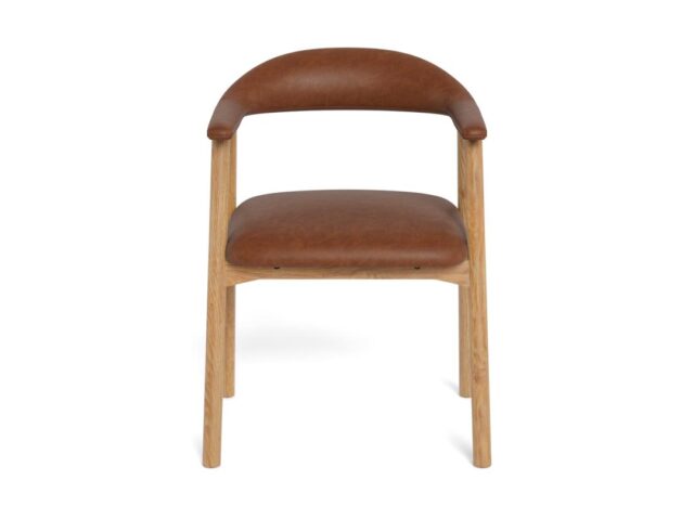 Eetkamerstoel Addi 8211 Pu Retro Brandy 8211 Geolied Eikenhout Minimale Bestelling 2 Stuks