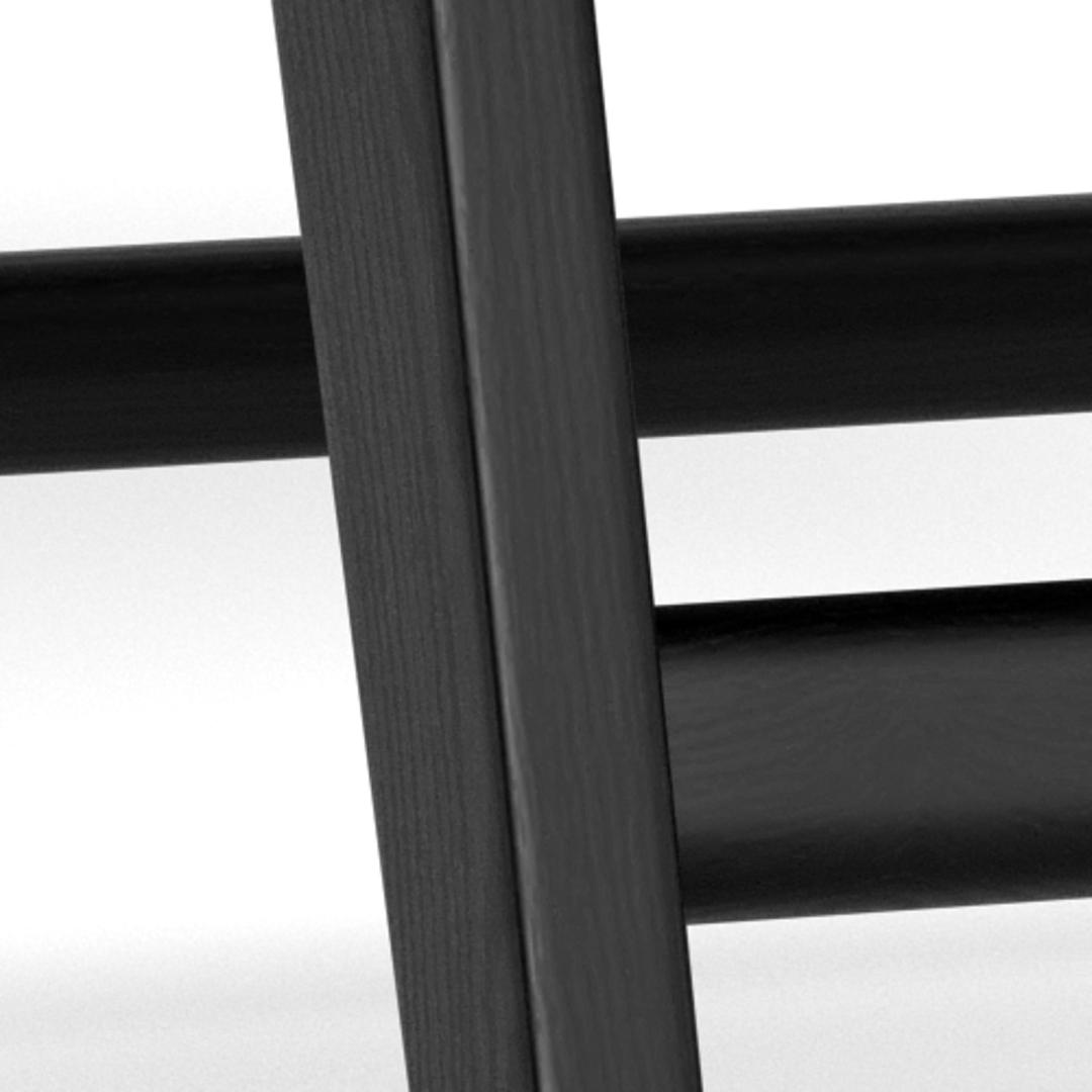 Loungestoel Carson 8211 Zwart Eikenhout 8211 Gevlochten Patroon Loungestoel Carson 8211 Zwart Eikenhout 8211 Gevlochten Patroon