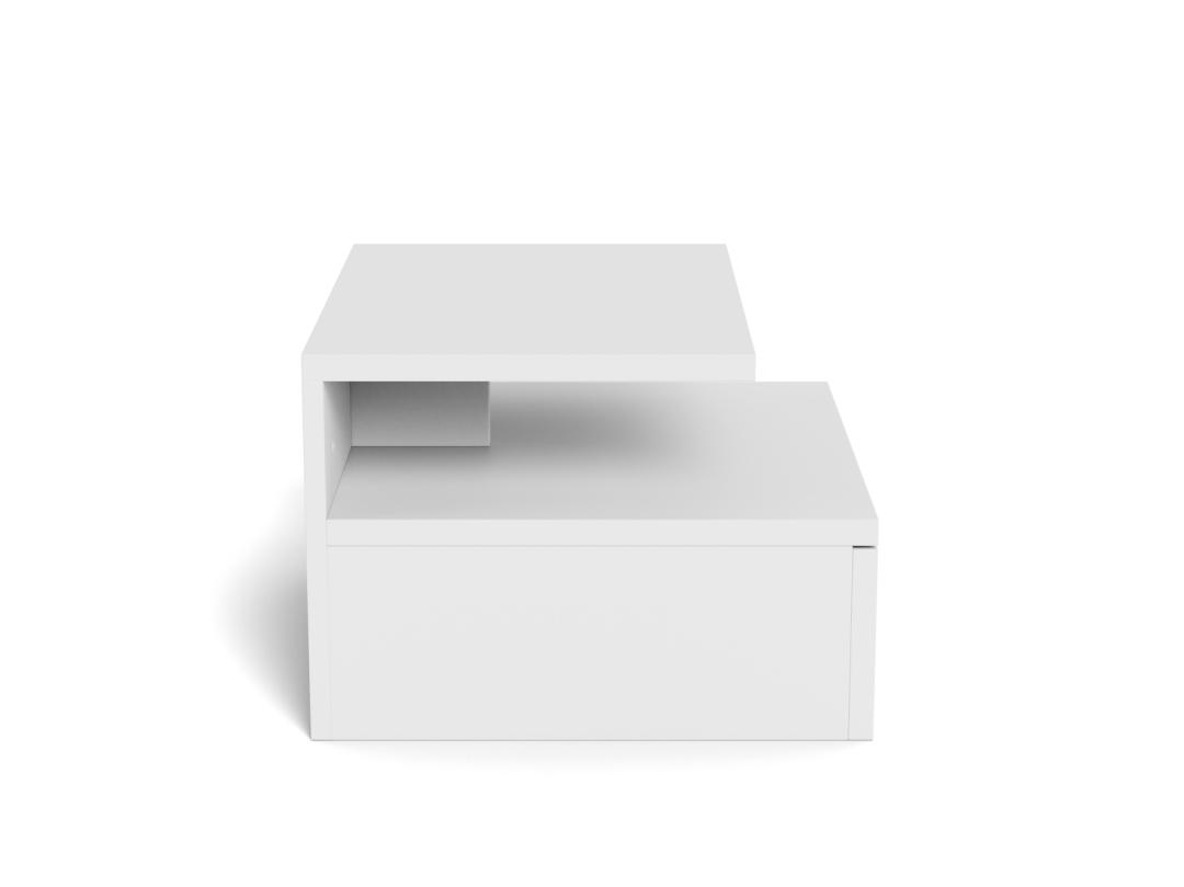 Nachtkastje Ashlan 8211 Wit Mdf