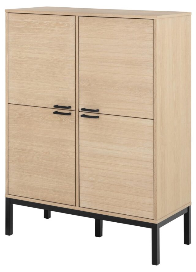 Wandkast Kensington 8211 Wit Gepigmenteerd Geolied Eikenfineer 8211 91 Cm
