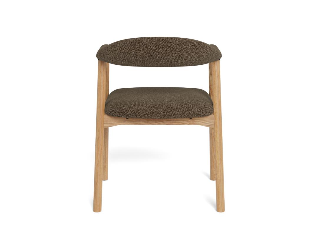 Eetkamerstoel Addi 8211 Stof Monza Taupe 8211 Geolied Eikenhout Minimale Bestelling 2 Stuks