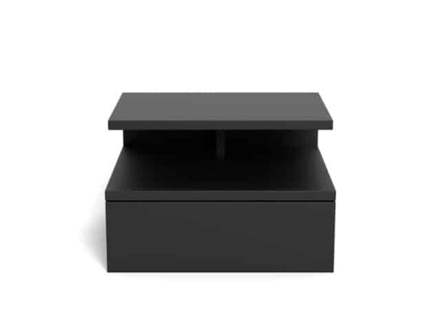 Nachtkastje Ashlan 8211 Zwart Mdf