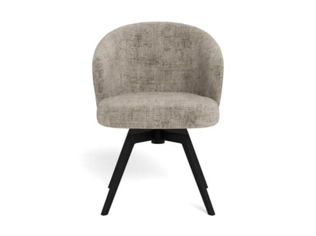 Eetkamerstoel Darlene 8211 Stof Juta Grijs 8211 Staal