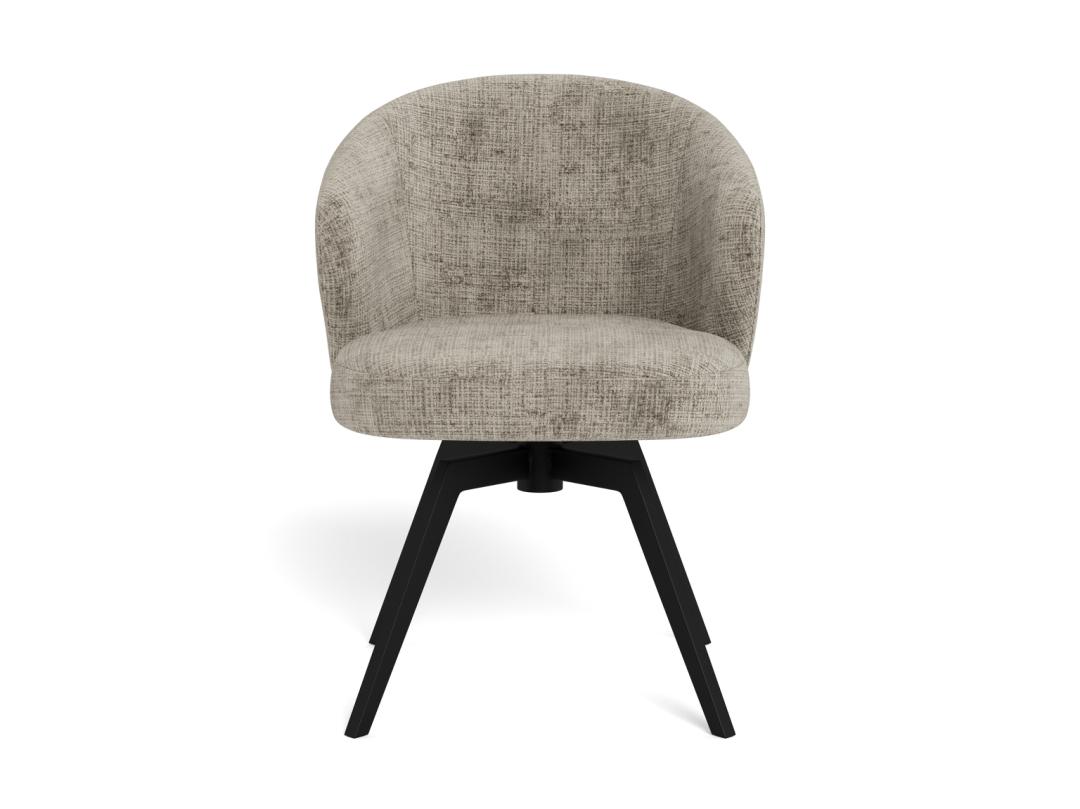 Eetkamerstoel Darlene 8211 Stof Juta Grijs 8211 Staal