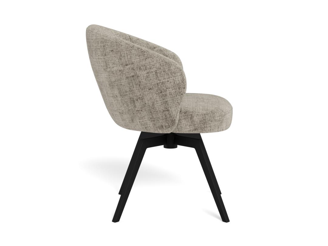 Eetkamerstoel Darlene 8211 Stof Juta Grijs 8211 Staal