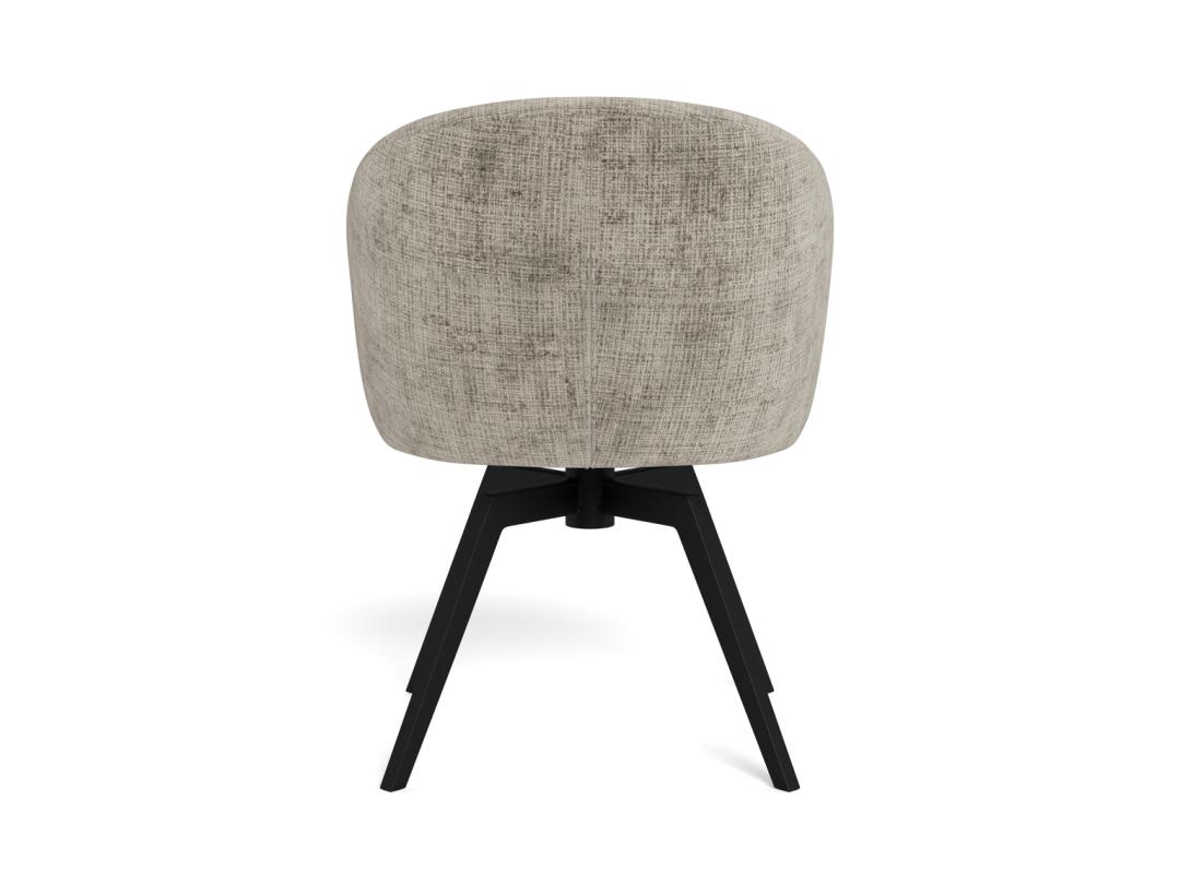 Eetkamerstoel Darlene 8211 Stof Juta Grijs 8211 Staal