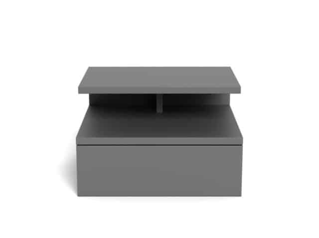 Nachtkastje Ashlan 8211 Grijs Mdf