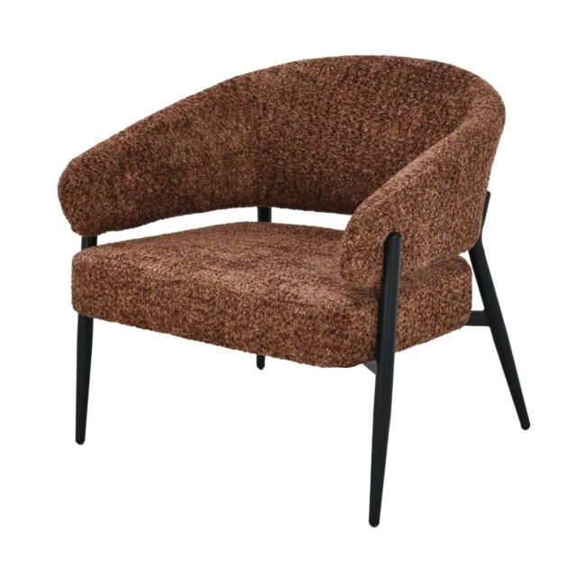 Bijzetfauteuil Dilan Venga 8211 Stof Hazelnootkleurig