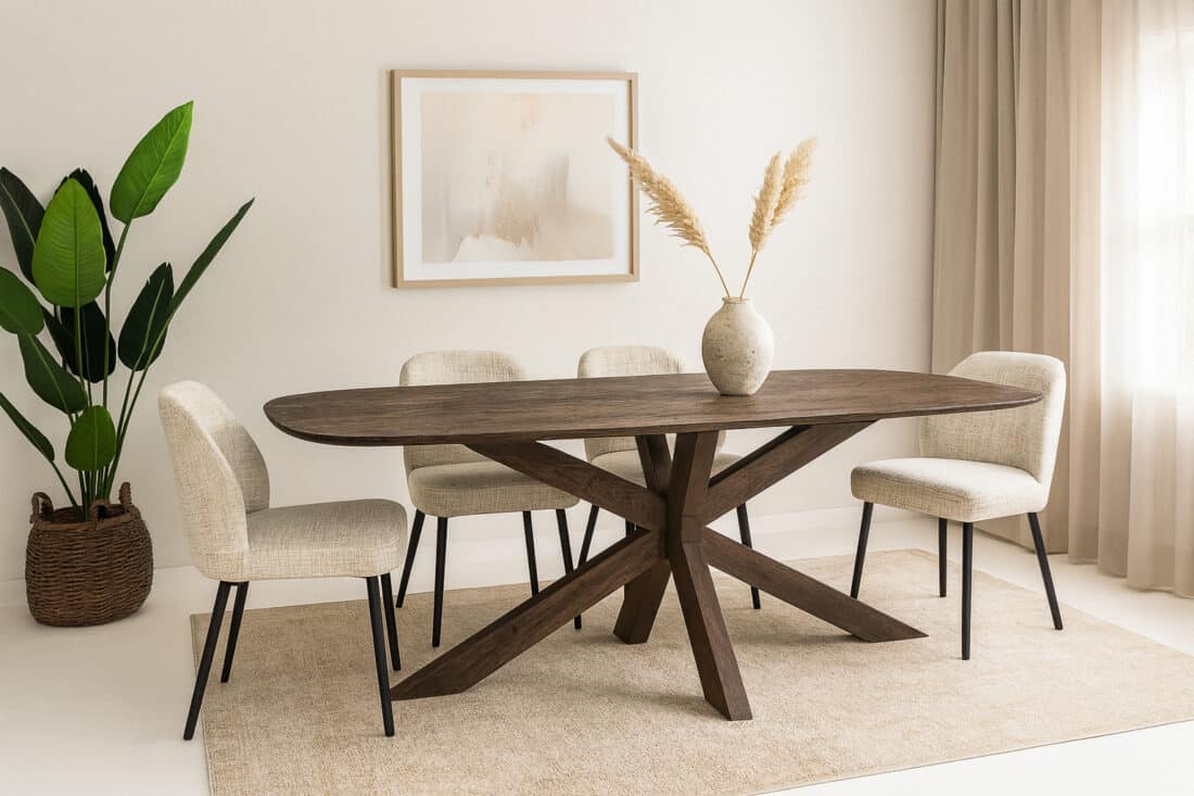 Eetkamertafel Lissabon 8211 Massief Mangohout 8211 Houten Kruispoot 8211 240 Cm Eetkamertafel Lissabon 8211 Massief Mangohout 8211 Houten Kruispoot 8211 240 Cm