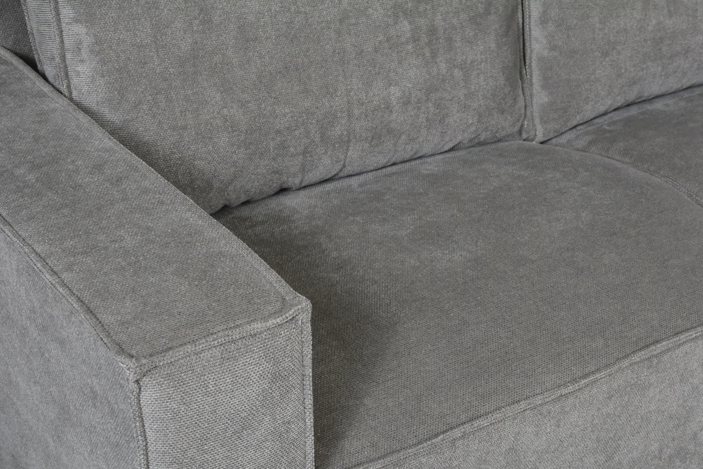 Zitcombinatie Ellie 8211 2 5 Vst Links Ottomane Vst Rechts 8211 Stof Grijs Memphis 6