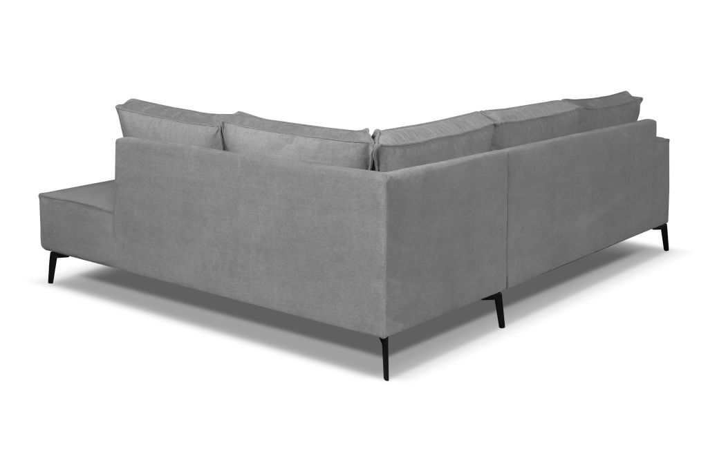 Zitcombinatie Ellie 8211 2 5 Vst Links Ottomane Vst Rechts 8211 Stof Grijs Memphis 6