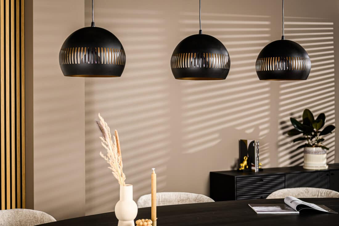 Hanglamp H340 8211 3 Lichts 8211 Zwart