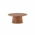 Salontafel Burundi - Acaciahout naturel - Ø90