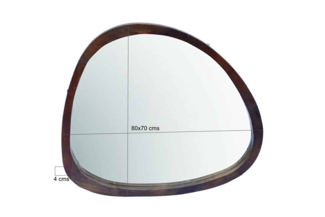 Spiegel Brix Joy 8211 Walnoot Mangohout Lak