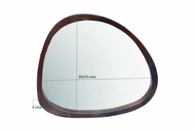 Spiegel Brix Joy 8211 Walnoot Mangohout Lak