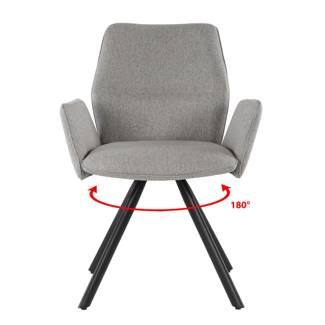 Eetkamerstoel Diana 8211 Stof Taupe 8211 Metaal Minimale Bestelling 2 Stuks